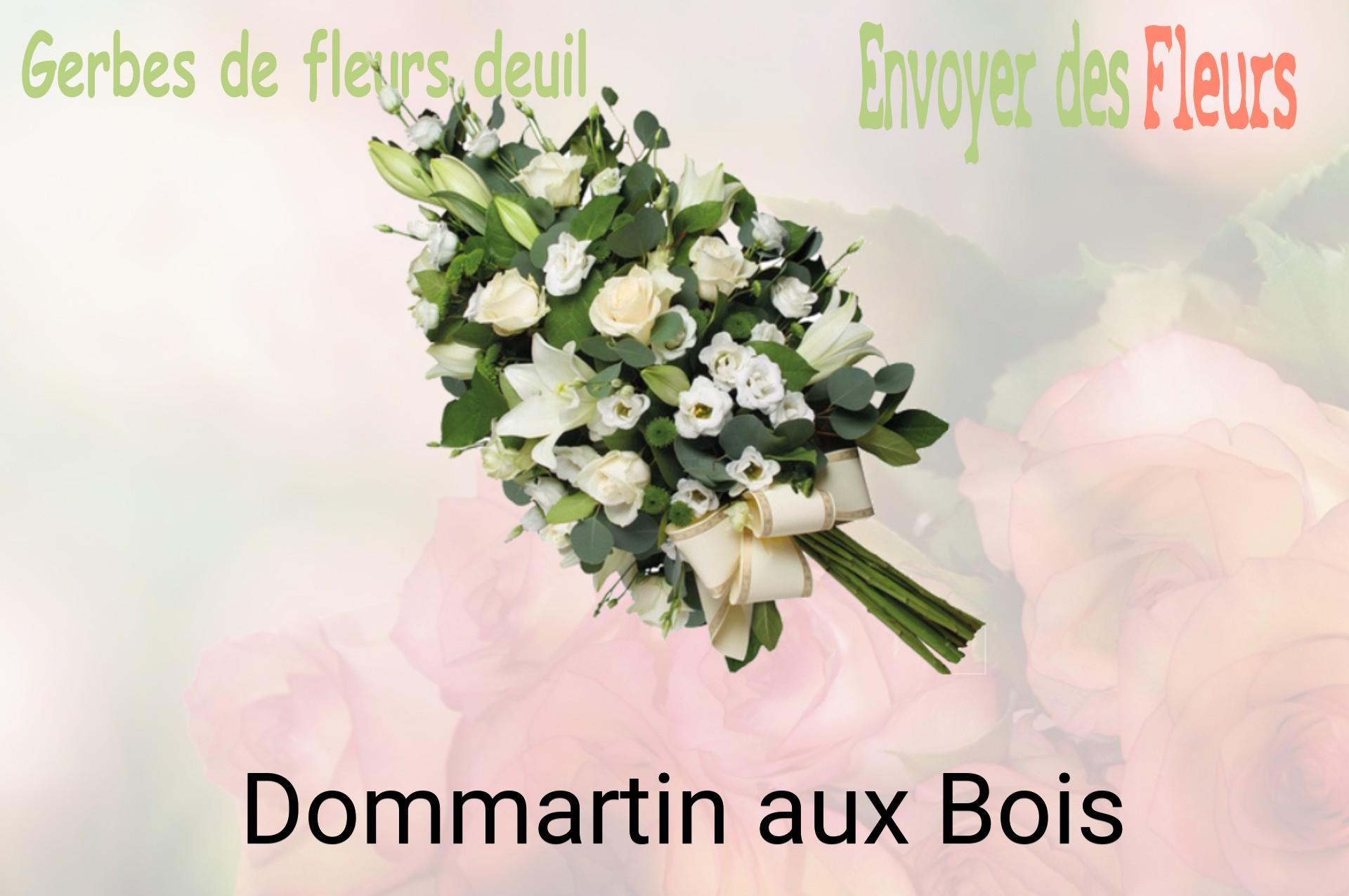 Gerbe de fleurs de deuil livrée à Dommartin-aux-Bois